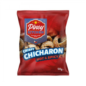 BACON CHIPS HOT & SPICY (CHICHARON) 50g PINOY KITCHEN