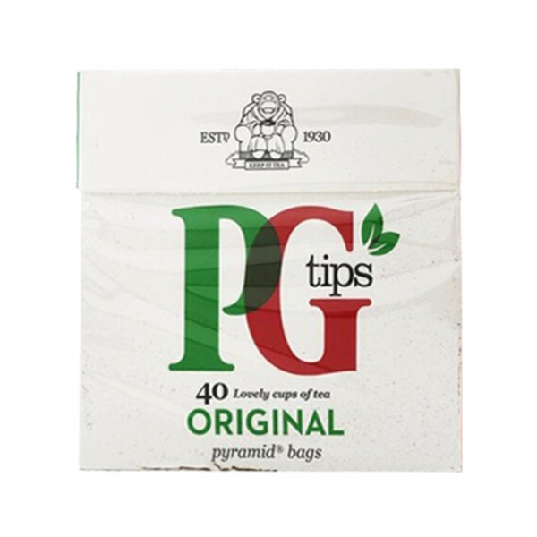 PG Tips 40 Original Black Tea Bags 116g - Tesco Groceries