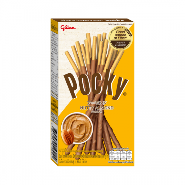 POCKY BISCUIT SNACK ALMOND FLAVOUR 43,5g GLICO