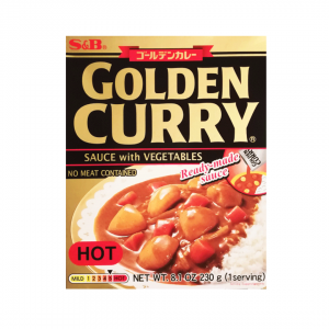 CURRY SAUCE WITH VEGETABLES (HOT) 230g  S&B