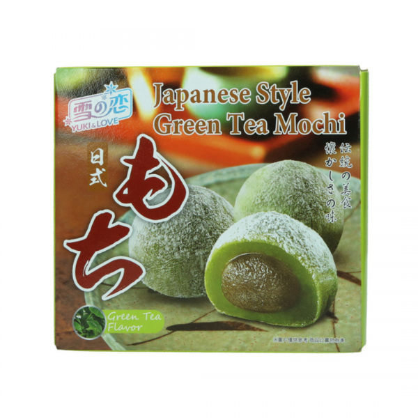 MOCHI GREEN TEA (JAPANESE RICE CAKE) 140g YUKI &LOVE