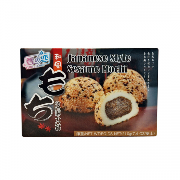 MOCHI SESAME (JAPANESE RICE CAKE) 210g YUKI&LOVE