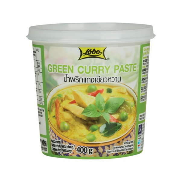 GREEN CURRY PASTE 400g LOBO