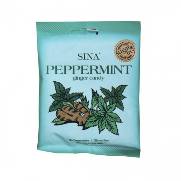 CANDIES GINGER PEPPERMINT SUGARFREE 36g SINA