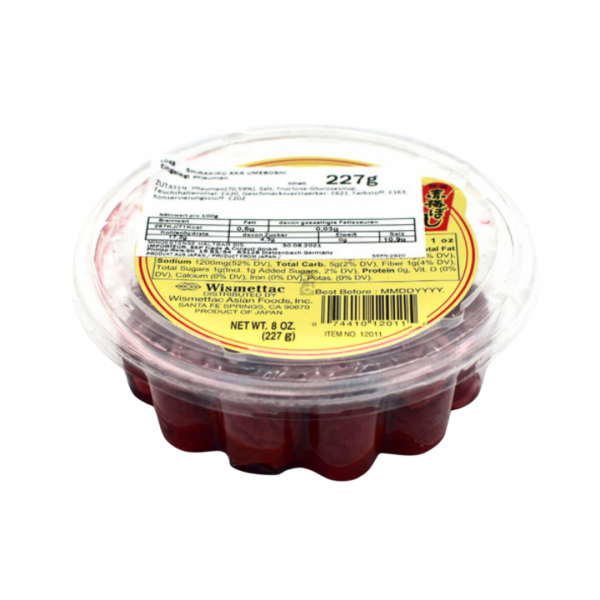 SALTED PICKLED PLUMS (UMEBOSHI) 227g  SHIRAKIKU