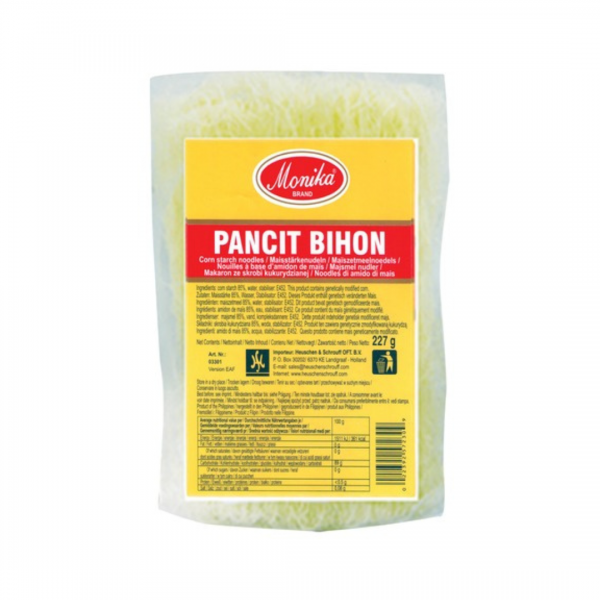 PANCIT BIHON CORNSTARCH NOODLES 227g MONIKA PANCIT BIHON CORNSTARCH NOODLES 227g MONIKA