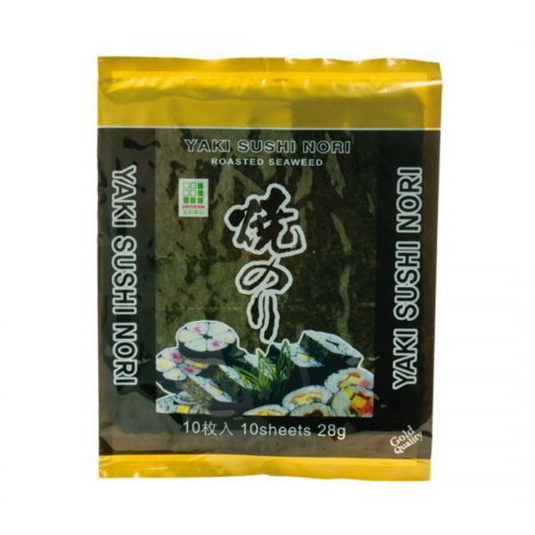 SUSHI NORI SEAWEED (GOLD) 10pcs/25g JHFOODS