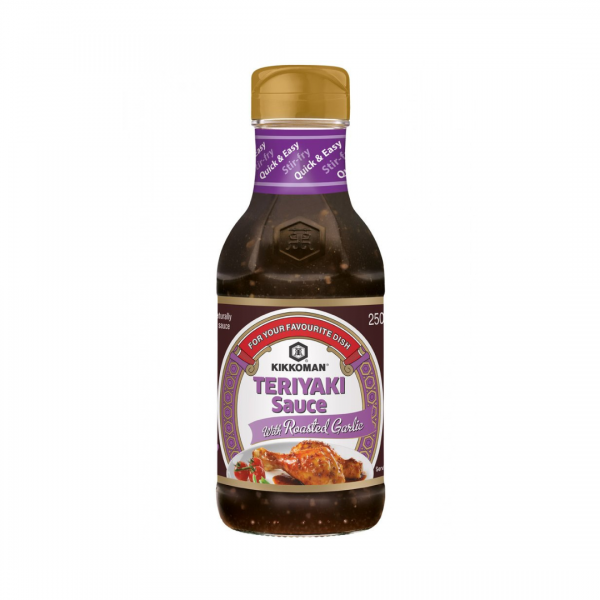 TERIYAKI ROASTED GARLIC SAUCE 250ml KIKKOMAN