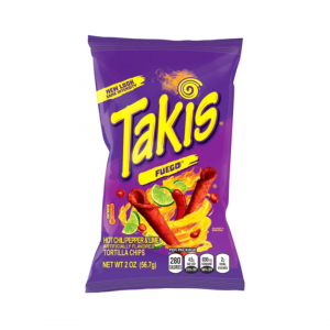TAKIS FUEGO (CORN SNACK FLAVOURED WITH CHILLI & LIME) 56.7g