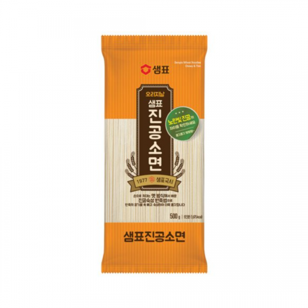 SOMYUN WHEAT NOODLES (CHEWY&THIN) 500g SEMPIO