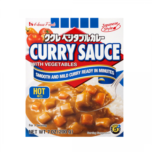 KUKURE VEGETABLE CURRY (HOT) 200g HOUSE