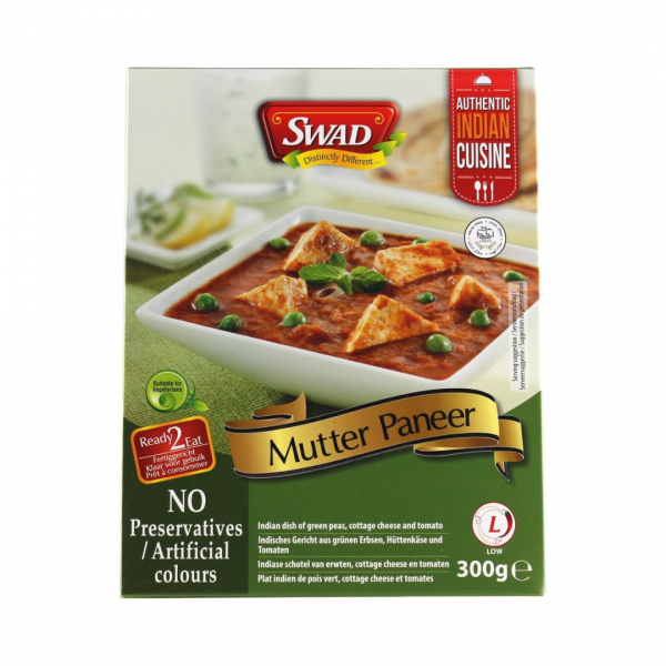 READY TO EAT MEAL MUTTER PANEER 300g SWAD