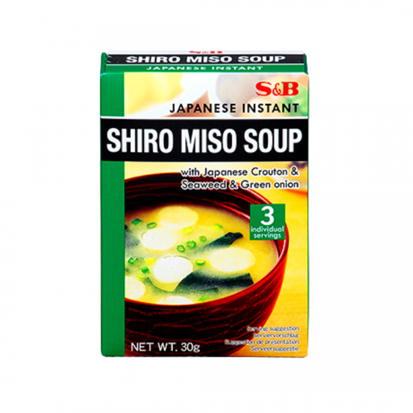 INSTANT SHIRO MISO SOUP  30g  S&B