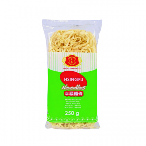 QUICK COOKING NOODLES (BROAD) 250g SPRING HAPPINESS