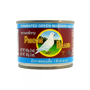 FERMENTED GREEN MUSTARD HALF IN SOY SAUCE 140g PIGEON