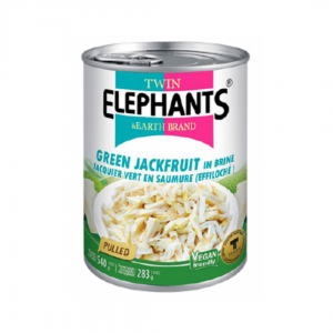 GREEN JACKFRUIT (PULLED) IN BRINE  540g TWIN ELEPHANT