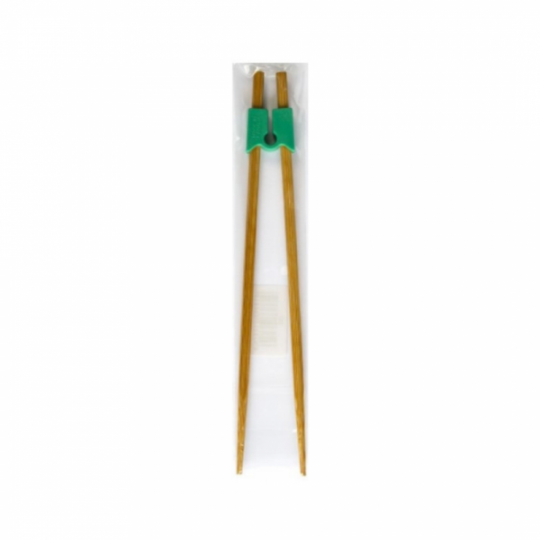 WOODEN CHOPSTICKS GREEN (EASY USE) NONFOOD