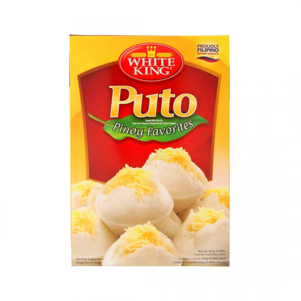 PUTO (STEAMED WHITE CAKE MIX) 400g WHITE KING