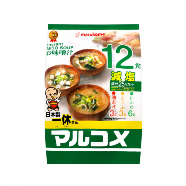 INSTANT MISO SOUP WITH WAKAME  (FAMILY PACK) 258g  MARUKOME
