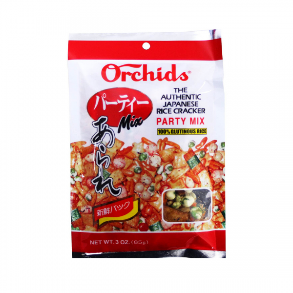 RICE CRACKER "PARTY MIX" 85g ORCHIDS