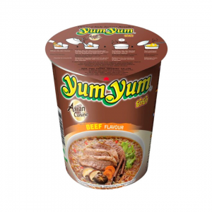 INSTANT CUP NOODLE SOUP BEEF 70g YUM YUM