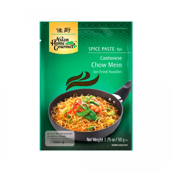 CANTONESE CHOW MEIN (SPICE PASTE) 50g AHG CANTONESE CHOW MEIN (SPICE PASTE) 50g AHG