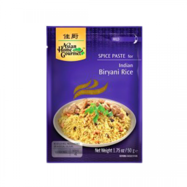 INDIAN BIRYANI RICE (SPICE PASTE) 50g AHG INDIAN BIRYANI RICE (SPICE PASTE) 50g AHG