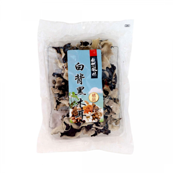 DRIED MUSHROOMS FUNGUS (BLACK/WHITE) 100g MOUNTAINS