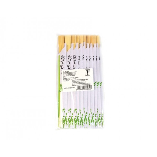 DISPOSABLE WOODEN CHOPSTICKS 21cm (20pc) NONFOOD