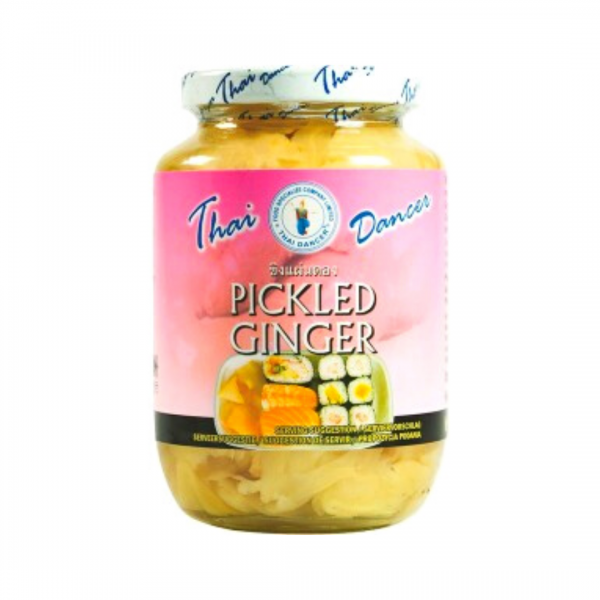 PICKLED GINGER SLICES IN VINEGAR 454g THAI DANCER