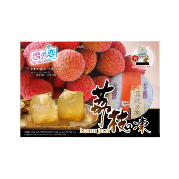 LITCHI FLAVOURED JELLIES 200g YUKI&LOVE