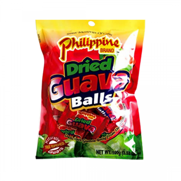 GUAVA FRUIT BALLS DRIED 100g PHILIPPINE