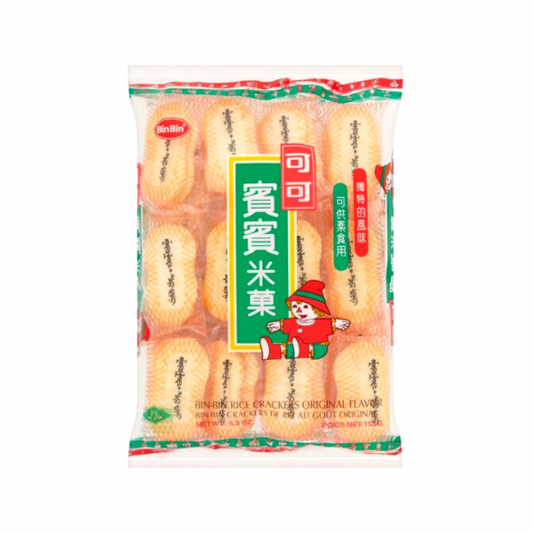 RICE CRACKERS (ORIGINAL) 150g BIN BIN