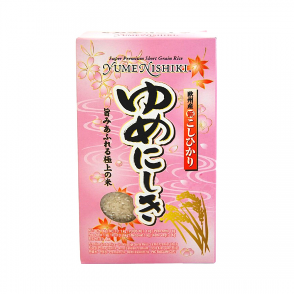 SUSHI RICE SUPER PREMIUM GRADE 1kg YUME NISHIKI