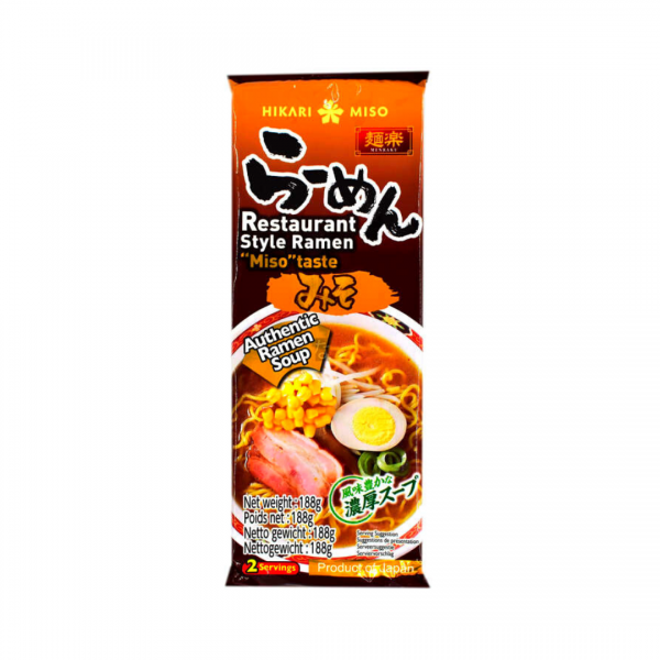 RAMEN NOODLES MISO FLAVOR 188g HIKARI