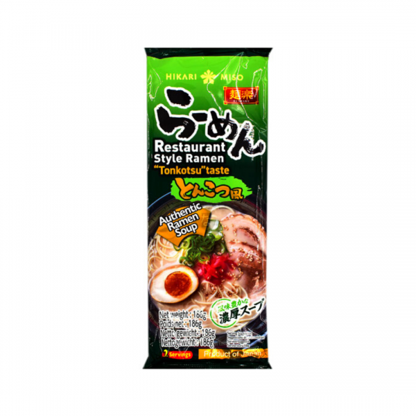 RAMEN NOODLES TONKOTSU FLAVOR 186g HIKARI