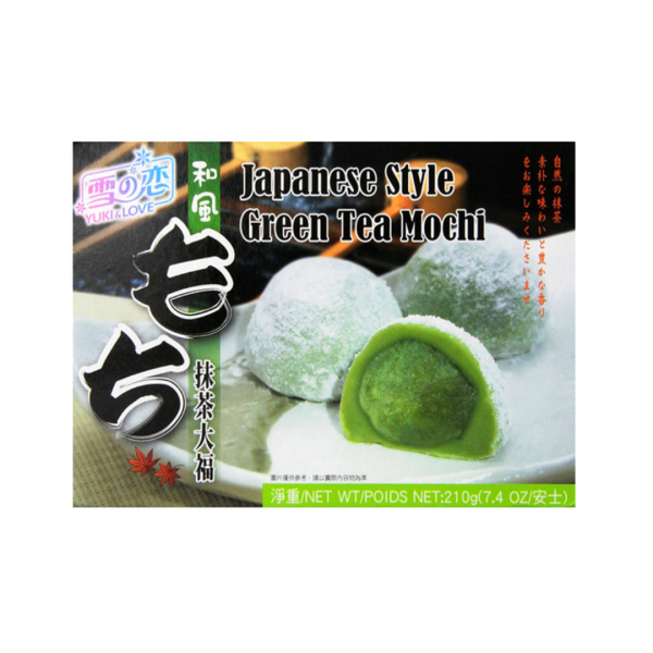 MOCHI GREEN TEA (JAPANESE RICE CAKE) 210g YUKI&LOVE