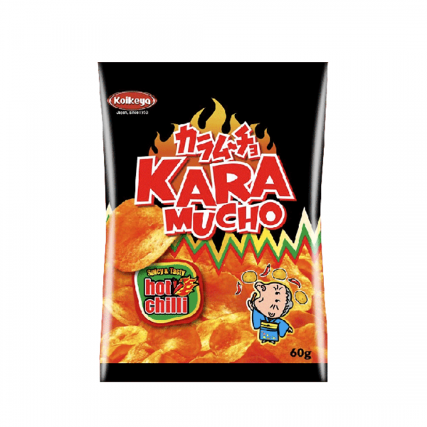 POTATO SNACK (FLAT) 60g KOIKEYA KARAMUCHO