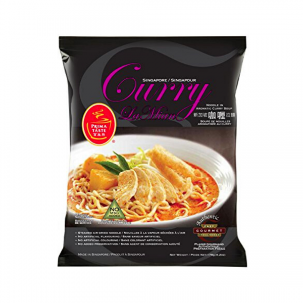 INSTANT LAKSA LA MIAN NOODLES CURRY FLAVOR 178g PRIMA TASTE