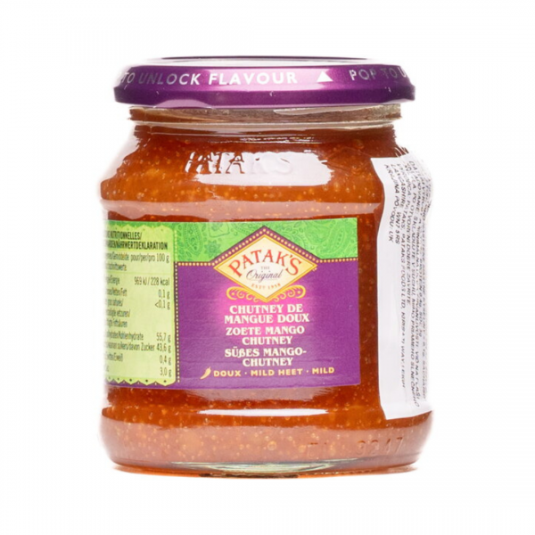 SWEET MANGO CHUTNEY 340g PATAK'S