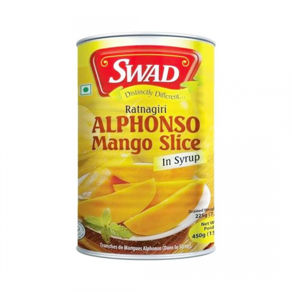 ALPHONSO MANGO SLICE IN SYRUP 450g SWAD