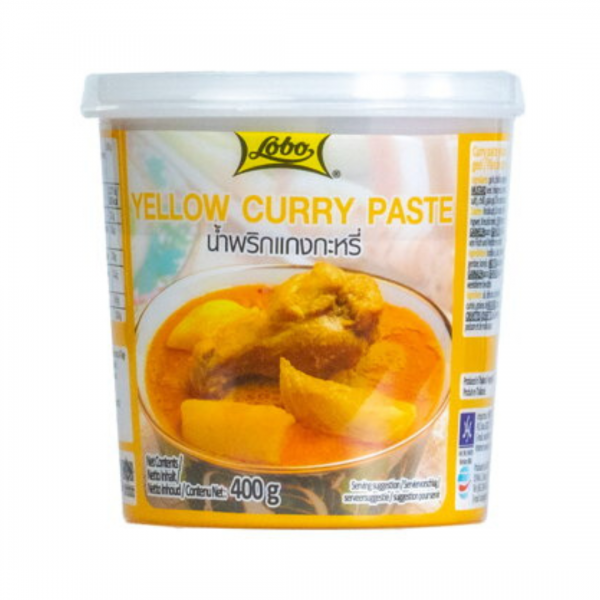 YELLOW CURRY PASTE 400g LOBO