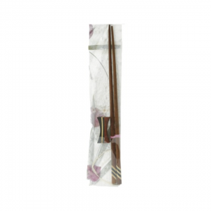 WOODEN CHOPSTICKS WITH HOLDER 1pc. NONFOOD