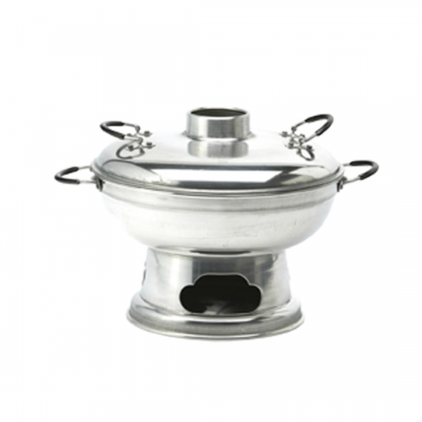 HOT POT WITH GLASS COVER 28cm CHARMS