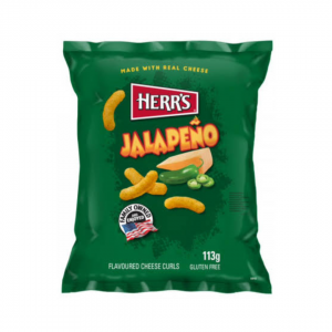 JALAPENO FLAVOURED CHEESE CURLS 113g HERR'S