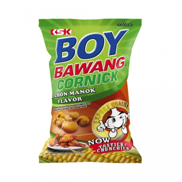 CORN SNACK LECHON MANOK (ROASTED CHICKEN) FLAVOUR 100g BOY BAWANG