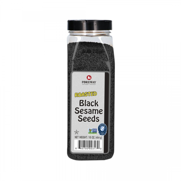 SESAME SEED BLACK ROASTED 454g FOREWAY