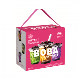 INSTANT MARBLING BOBA PARTY KIT (2x3 flavours) 360g O'S BUBBLE