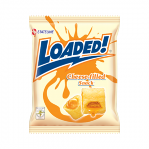 CHEESE FILLED SNACK  "LOADED" 32g STATELINE