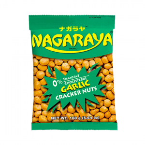 CRACKER NUTS GARLIC FLAVOUR 160g NAGARAYA